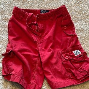 Polo by Ralph Lauren Boy’s Red Cargo Shorts
